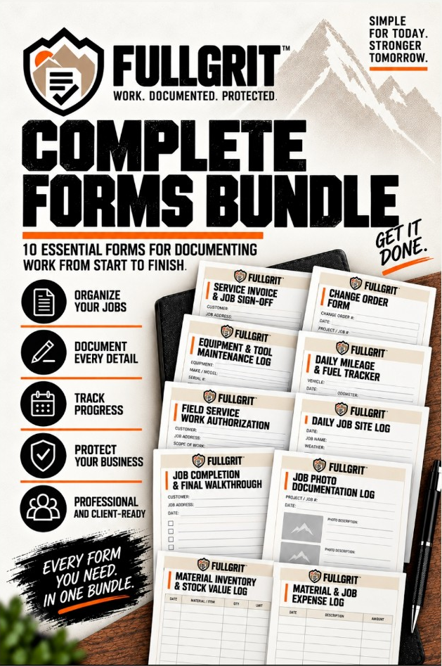 Official approved cover for Complete Forms Bundle